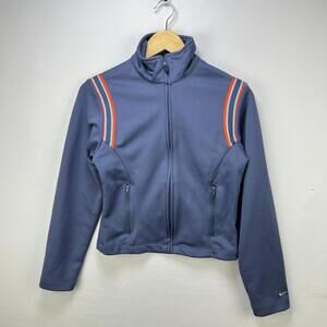 Vintage Nike Y2K Swoosh Women's Track Jacket Small